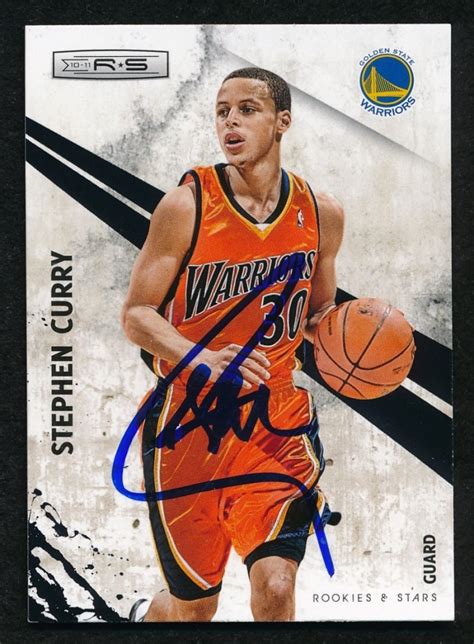 Stephen Curry Signed Basketball Card (JSA) | Pristine Auction