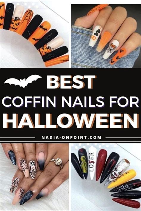 Coffin Halloween Nails for the Ultimate Scare