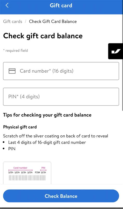 How To Check The Balance On A Walmart Gift Card