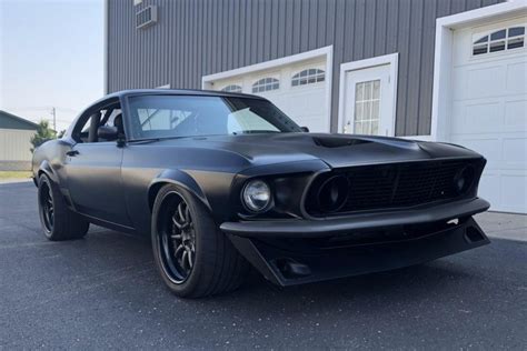 For Sale: 1969 Ford Mustang "Agent 47 Harbinger" Race Car (matte black ...