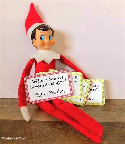 Printable Elf on the Shelf Joke Cards and more! - Printables 4 Mom