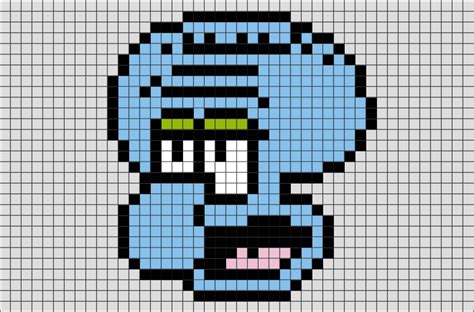 Squidward Pixel Art 850x660 Png Download Pngkit | Images and Photos finder