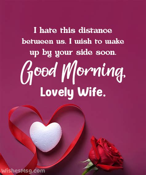 100+ Sweet Good Morning Messages For Wife - WishesMsg