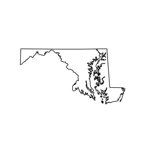 Maryland Outline Illustrations, Royalty-Free Vector Graphics & Clip Art ...