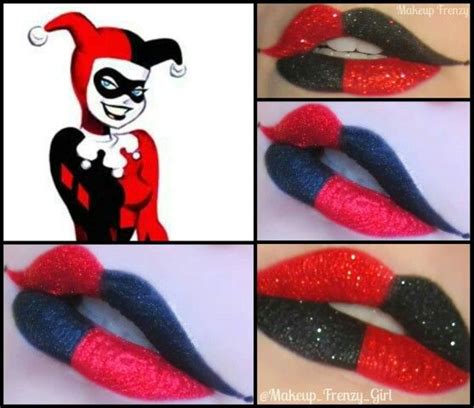 Harley Quinn Lipstick | Harley quinn makeup, Harley quinn costume ...