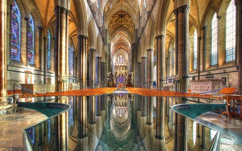 Download Reflection Ceiling Of The Church Wallpapers Wallpaper - GetWalls.io