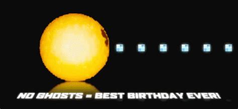 No Ghosts GIF - Pacman PixelsMovie Birthday - Discover & Share GIFs