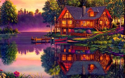 Beautiful Log Cabin Desktop Wallpaper | Architecture background, Nature desktop, Cabin wallpaper