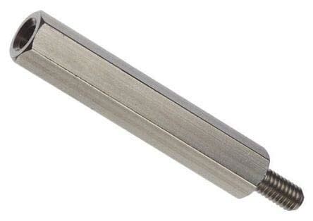 Hex Standoff, Male-Female, Stainless Steel (18-8), Plain Finish, 8-32 ...