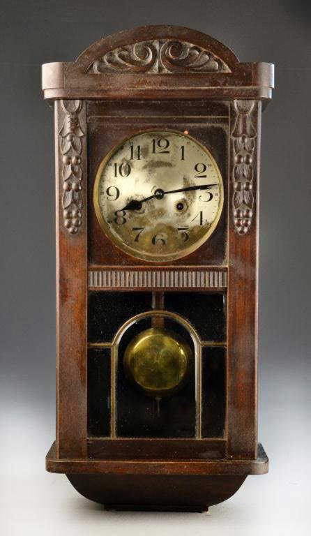 Antique German Pendulum Wall Clock