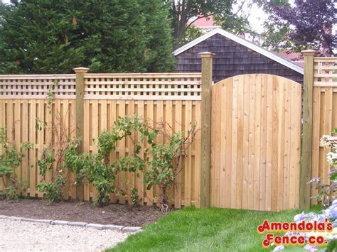 Toppers for Custom Wood Fences | Amendola's Fence Co.