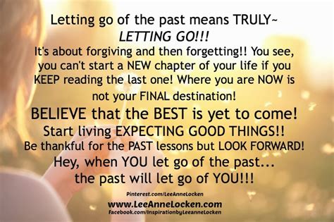 Inspirational Quotes About Letting Go Of Past. QuotesGram