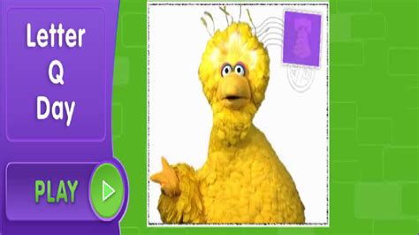 Sesame street Letter Q Day with Big bird - YouTube