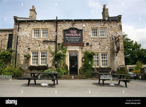 The Woolpack pub from ITVs Emmerdale Stock Photo - Alamy