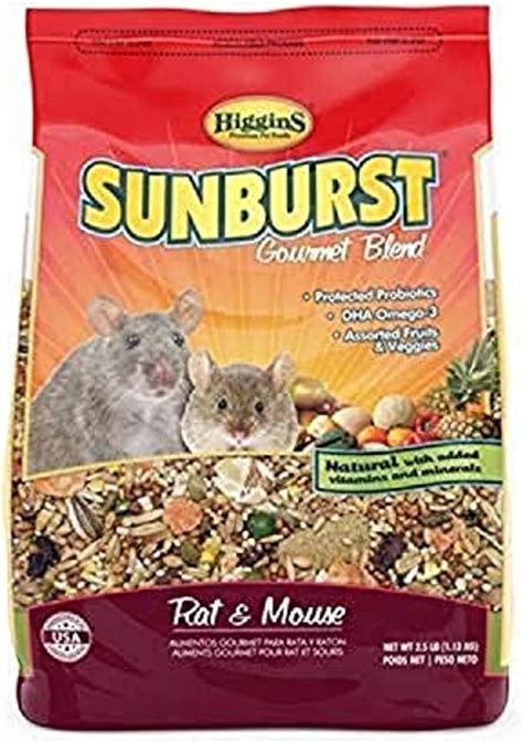 Higgins Sunburst Gourmet Rat & Mouse Food, 2.5 Lbs, Large: Amazon.ca ...