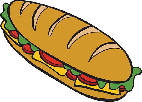 Royalty Free Sub Sandwich Clip Art, Vector Images & Illustrations - iStock