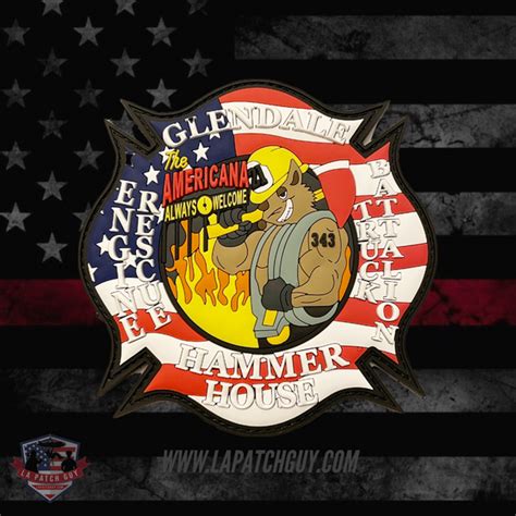 Glendale Fire Station 21 PVC Patch – LA Patch Guy