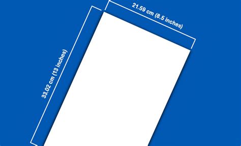 What is the long bond paper size in cm, mm and inches on MS Word