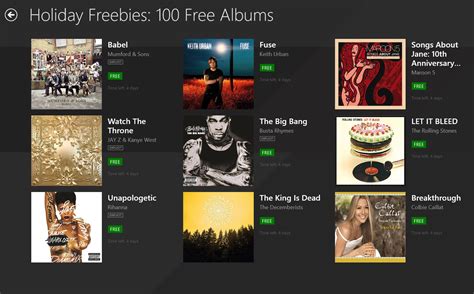 Microsoft's giving 100 more insanely great music albums away for free ...