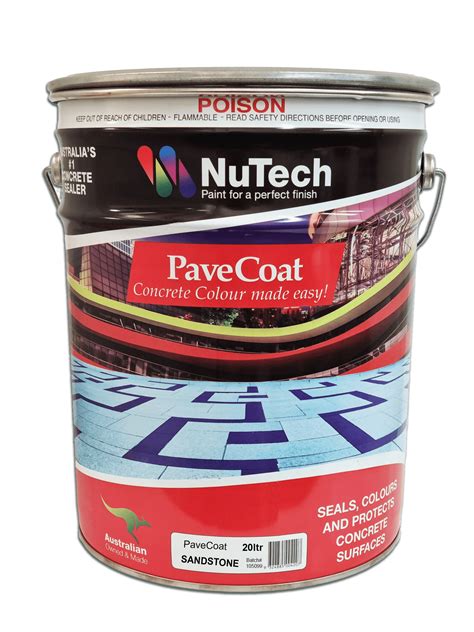 Nutech Pavecoat Coloured Concrete Sealer - Sandstone - 20L - Allcon