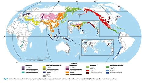 map of copper deposits worldwide Data Collection, Supply Chain, Deposit ...