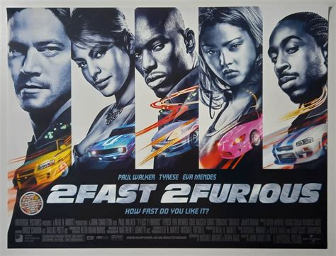 2 Fast 2 Furious Poster