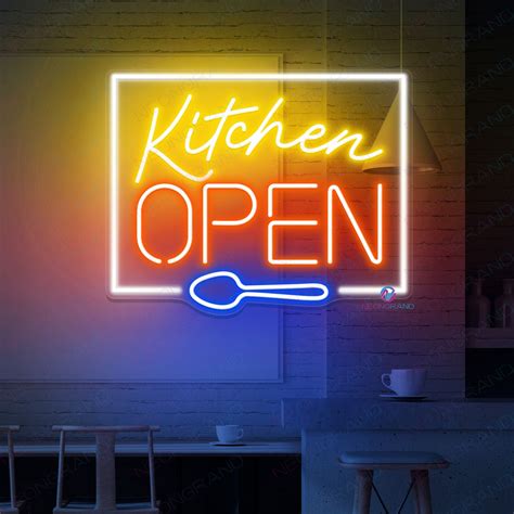 Kitchen Open Neon Sign Business Led Light - NeonGrand