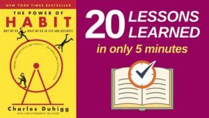 The Power of Habit Summary with 20 Lessons by Charles Duhigg & PDF