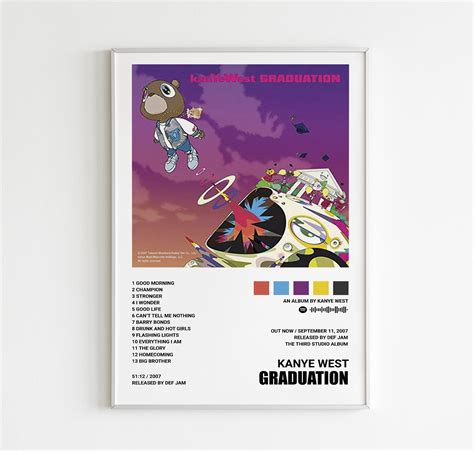 Kanye West Poster / Kanye West Graduation Poster / Album Cover - Etsy Australia