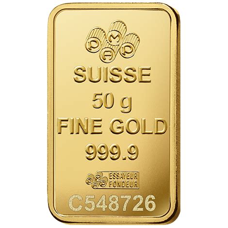 Pamp Suisse Lady Fortuna Gold Bar 50g - GoldSilver Central Pte Ltd