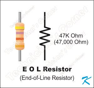 End Of Line Resistor Wiring Diagram - General Wiring Diagram