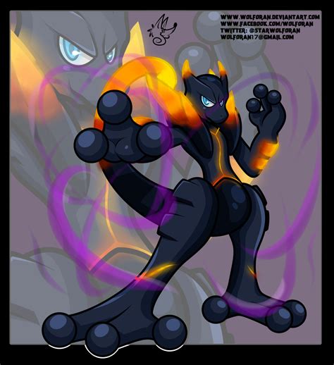 Shadow Mega Mewtwo X by WolForan on DeviantArt