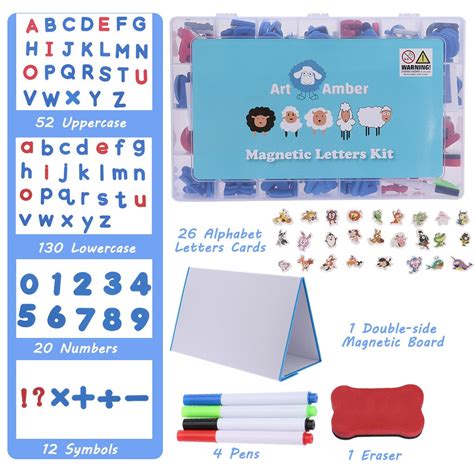 Magnetic Letters Set - Classroom Educational Alphabet Magnets Kit ...