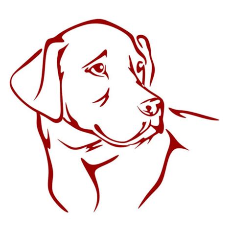 Labrador Dog Lab Cuttable Design PNG DXF SVG & Eps File for - Etsy