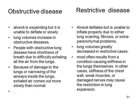 restrictive lung disease ... | Respiratory therapy notes, Respiratory therapist student, Lung ...