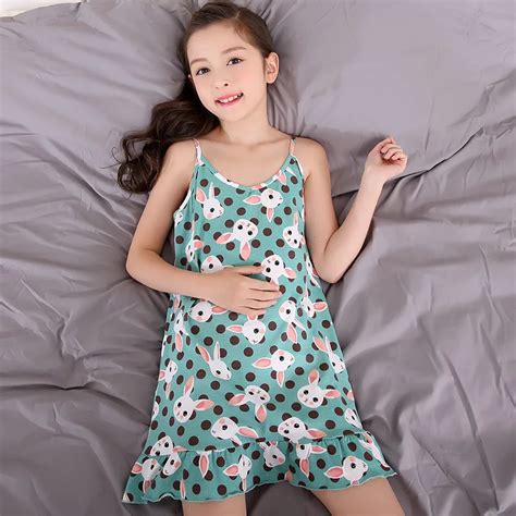 Children Enfant Baby Girls Nightgowns Kids Unicorn Sleepwear Roupas Infantis Menina Rabbit ...