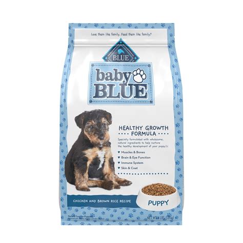 Blue Buffalo Baby BLUE Healthy Growth Formula Natural Puppy Dry Dog Food, Chicken and Brown Rice ...