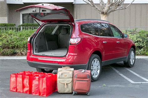 2014 Chevrolet Traverse Real-World Cargo Space | Cars.com