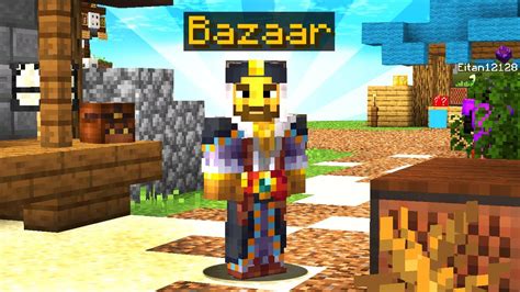 Unlocking the BAZAAR in Minecraft HYPIXEL Skyblock #1 (Skyblock ...