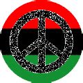 PEACE SIGN: Heavenly Peace African American Flag Colors--STICKERS