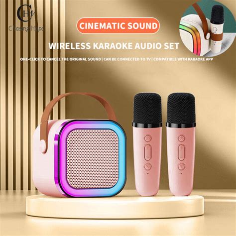 K12 Mini Karaoke Speaker With Mic bluetooth Speaker with Dual ...