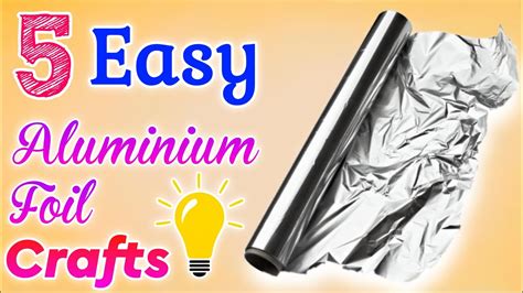 5 ALUMINIUM FOIL HACKS THAT MAKE YOUR DECORATIONS BETTER/5 Easy Aluminum Foil Craft Ideas/Easy ...