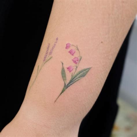 15 Delicate Lily of the Valley Tattoo Designs - Mom's Got the Stuff