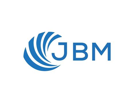 JBM abstract business growth logo design on white background. JBM creative initials letter logo ...