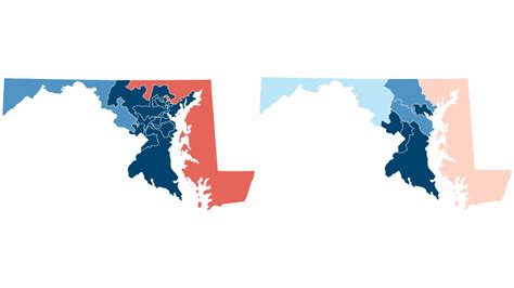 Maryland redistricting 2022: Congressional maps by district