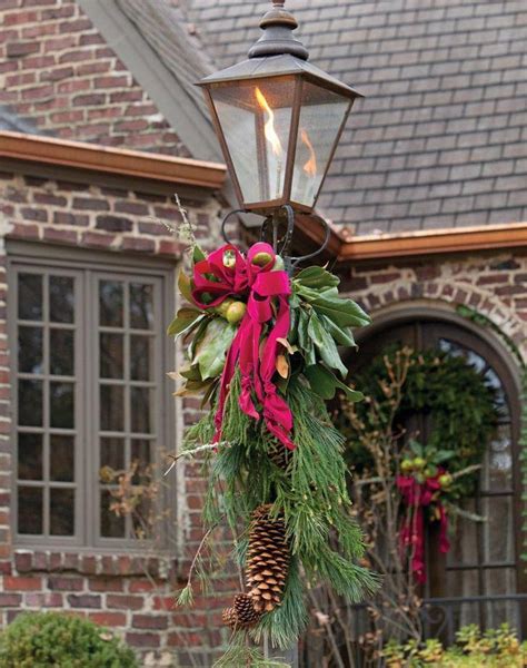 How to Decorate Your Exteriors for the Holidays | Christmas lamp post, Christmas lamp, Holiday ...