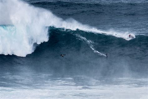 Monster Waves Roll Into Nazaré, Providing Surfers With One Of The Most ...