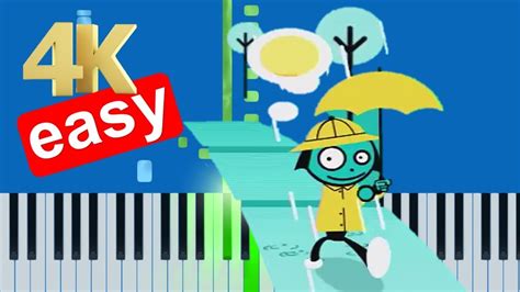 PBS Kids Weather Song (Slow Easy Medium) Piano Tutorial 4K - YouTube