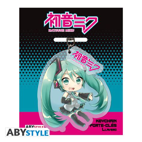 Hatsune Miku - Hatsune Miku Keychain with Charm – ABYstyle USA