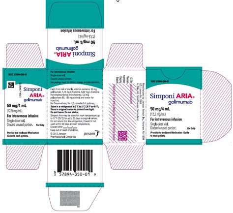 DailyMed - SIMPONI ARIA- golimumab solution